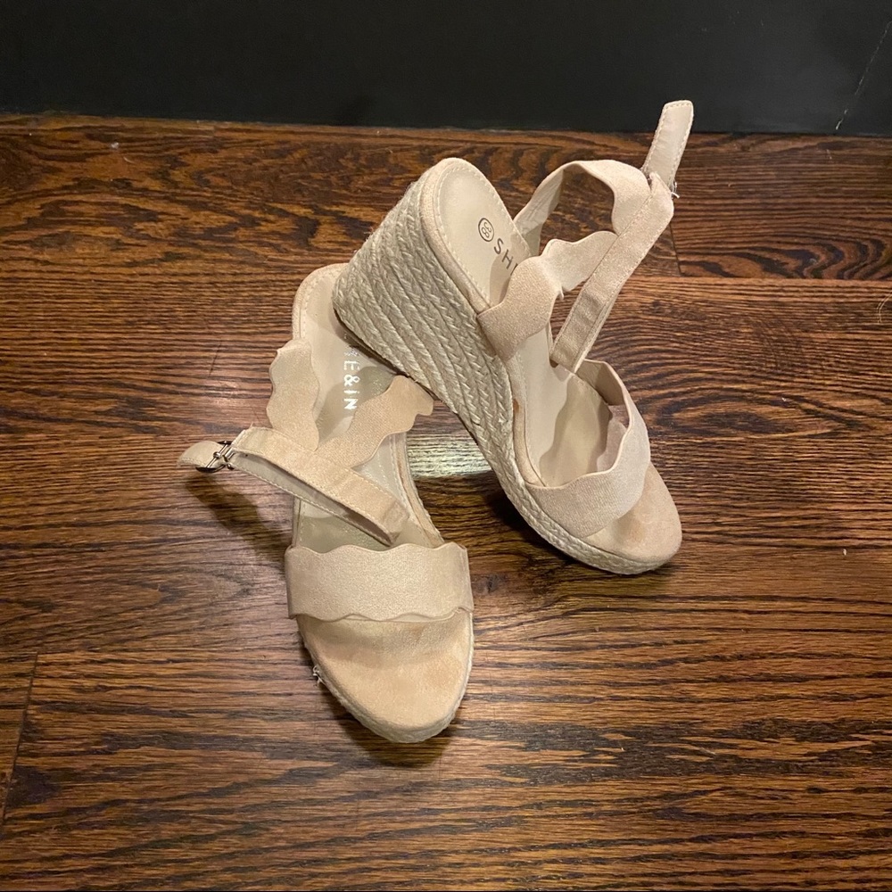 NIB SHEIN Espadrilles with heel